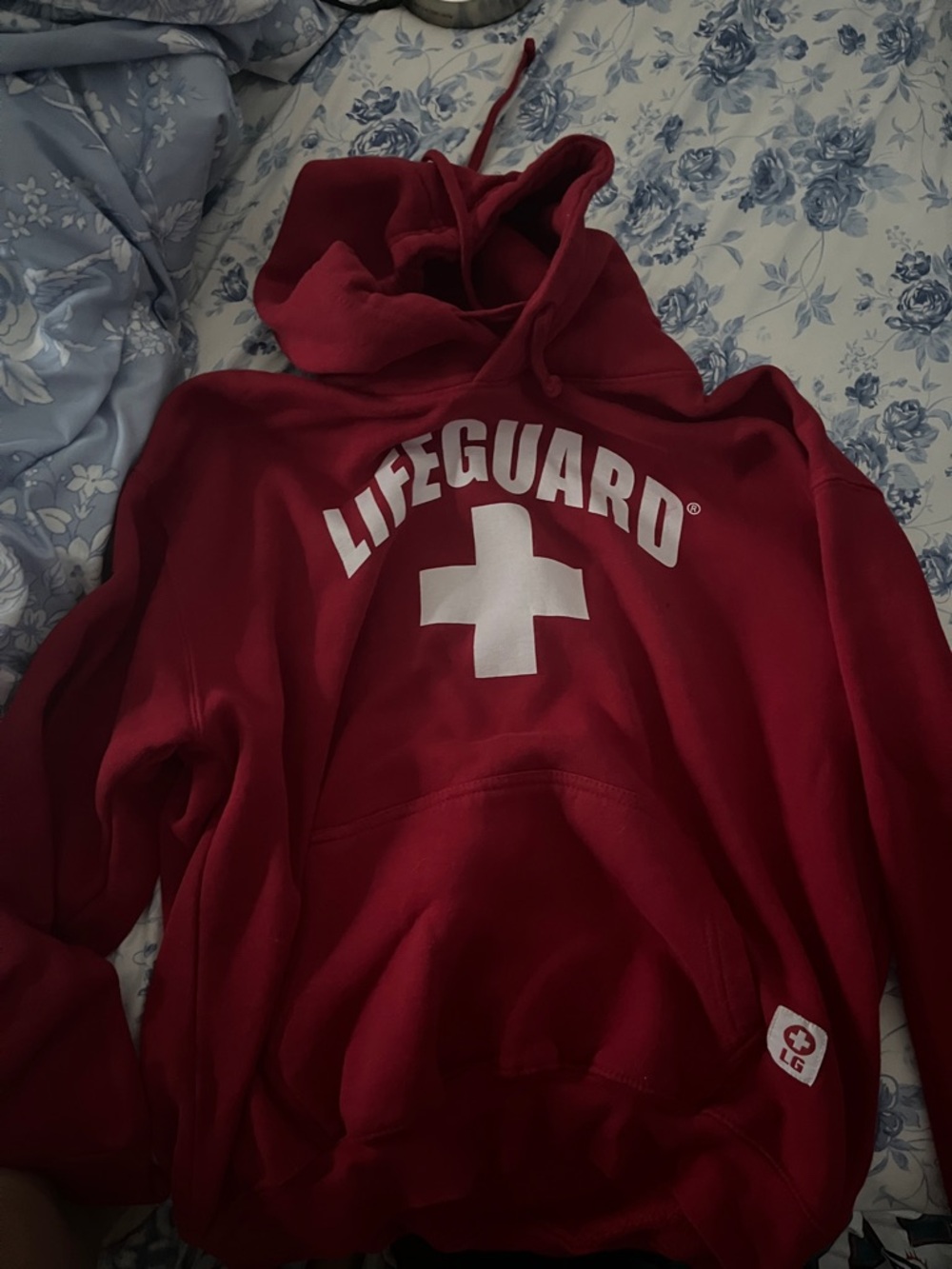 Lifeguard Red Hoodie Sweatshirt - Women's Jacket